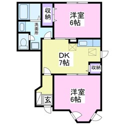 サンパレスの物件間取画像